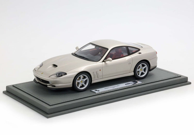 ギャラリービューアに画像をロードする, 【予約】Ferrariフェラーリ 550 Maranello 1996 Grigio Ingrid Bordeaux / BBR 1/18 ミニカー
