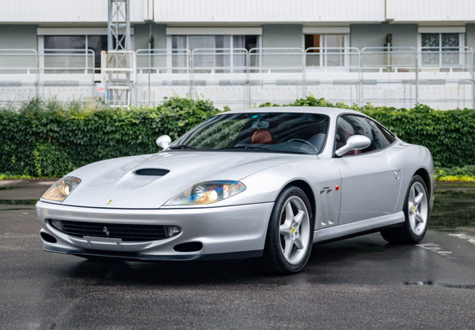 【予約】Ferrari 550 Maranello 1996 元シューマッハ Made In Italy アルジェントニュルブルクリンク レッド/ BBR 1/18 ミニカー