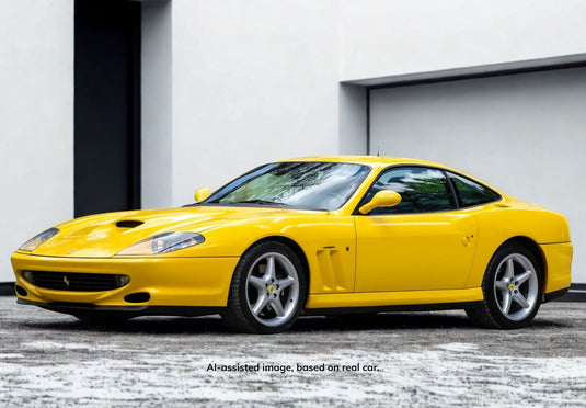 【予約】Ferrariフェラーリ 550 Maranello 1996 made in italy giallo Modena silver rims / BBR 1/18 ミニカー