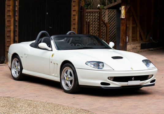 【予約】Ferrariフェラーリ 550 Barchetta 2000 made in Italy Bianco Avus Black interior / BBR 1/18 ミニカー