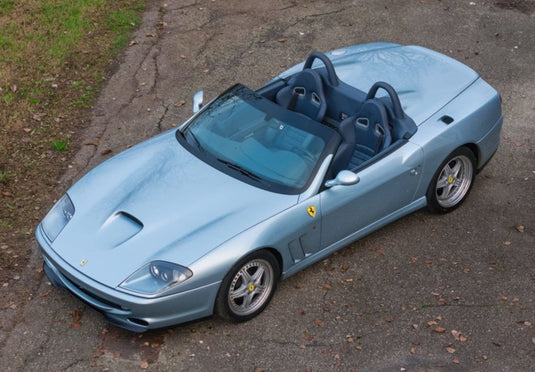 【予約】Ferrariフェラーリ 550 Barchetta 2000 made in Italy Grigio Alloy carta da zucchero interior / BBR 1/18 ミニカー