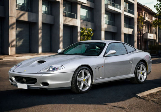 【予約】Ferrariフェラーリ 575M Maranello 2002 Argento Nurburgring Black interior / BBR 1/18 ミニカー