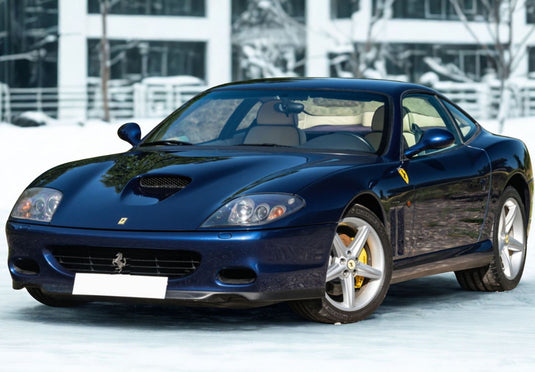【予約】Ferrariフェラーリ 575M Maranello 2002 Blu Tour de France Cream interior / BBR 1/18 ミニカー