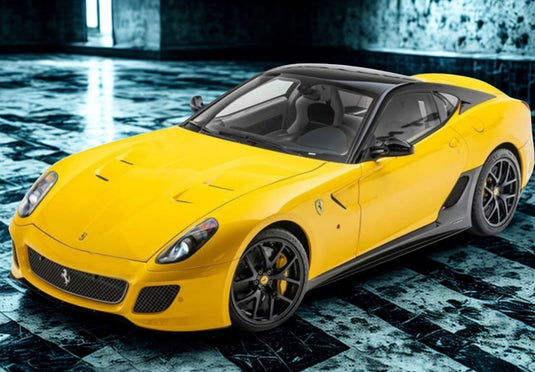【予約】Ferrariフェラーリ 599 GTO 2010 made in Italy Giallo Tristrato black roof / BBR 1/18 ミニカー