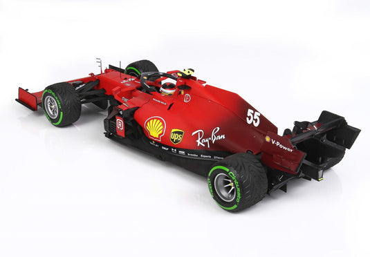 【予約】Ferrari SF21 メイドインイタリー＆エミリアロマーニャGP C.サインツ N.55 グリーンインターミディエイトタイヤ/ BBR 1/18 250台限定ミニカー