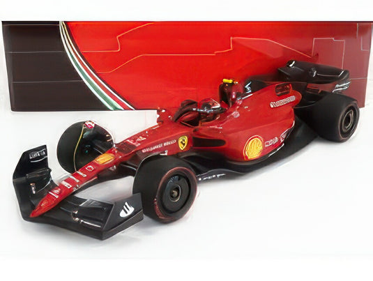 FERRARI F175 TEAM SCUDERIA FERRARI N 55 2nd BAHRAIN GP 2022 CARLOS SAINZ RED/BBR 1/18ミニカー