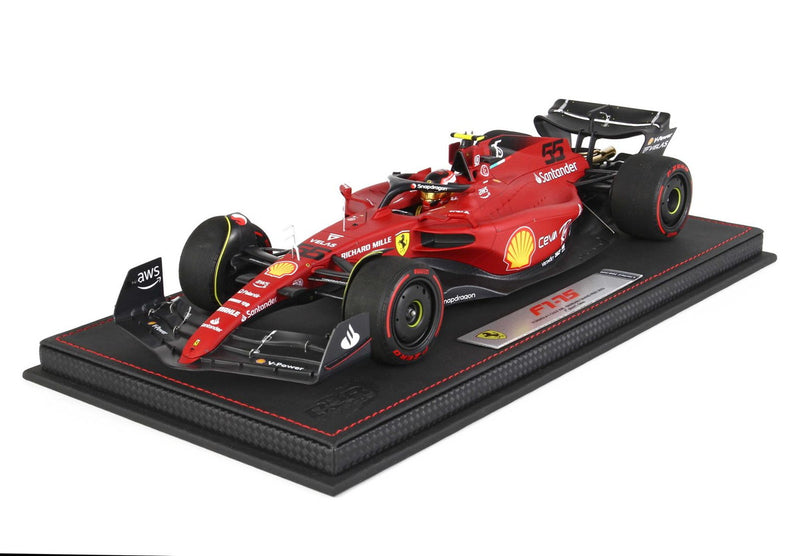 ギャラリービューアに画像をロードする, 【予約】Ferrariフェラーリ F1 75 G.P BAHRAIN 2022 C.Sainz 限定300台 / BBR 1/18 ミニカー
