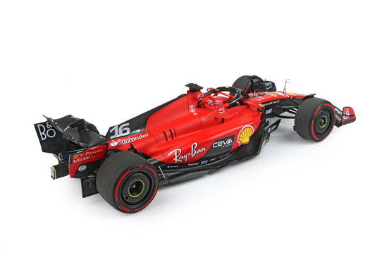 FERRARI F1 SF 23 TEAM SCUDERIA FERRARI N 16 3rd BELGIUM GP 2023 CHARLES LECLERC RED BLACK/BBR 1/18ミニカー