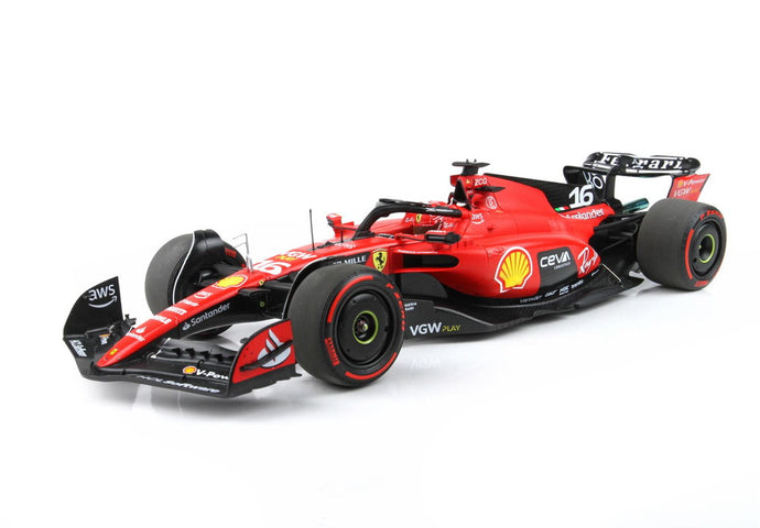 FERRARI F1 SF 23 TEAM SCUDERIA FERRARI N 16 3rd BELGIUM GP 2023 CHARLES LECLERC RED BLACK/BBR 1/18ミニカー