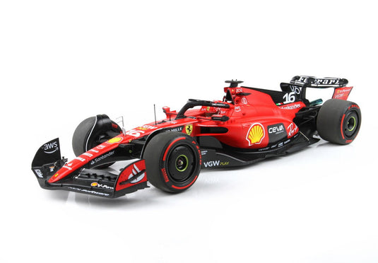 FERRARI F1 SF 23 TEAM SCUDERIA FERRARI N 16 3rd BELGIUM GP 2023 CHARLES LECLERC RED BLACK/BBR 1/18ミニカー