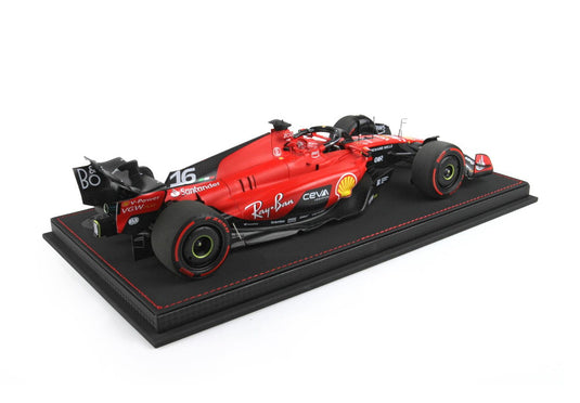 FERRARI F1 SF-23 TEAM スクーデリア・フェラーリ N 16 3位 ベルギースパGP 2023 シャルル・ルクレール  レッドブラック/BBR 1/18ミニカー 72台限定