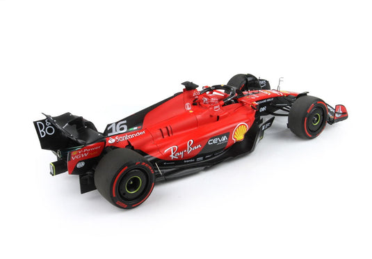 FERRARI F1 SF 23 TEAM SCUDERIA FERRARI N 16 4th SINGAPORE GP 2023 CHARLES LECLERC RED BLACK/BBR 1/18ミニカー 60台限定