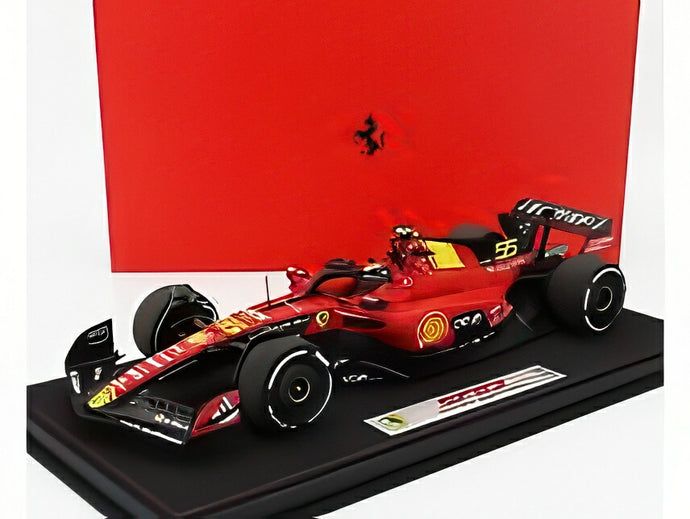 FERRARI F1 SF-23 TEAM スクーデリア・フェラーリ N 55 ポールポジション 3位 モンツァ イタリアGP 2023 カルロス・サインツ  レッドブラックイエロー/BBR 1/18ミニカー 99台限定