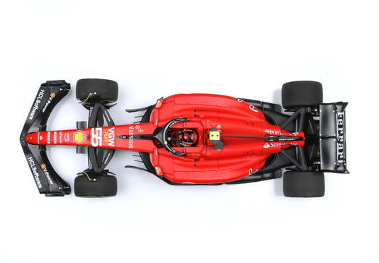 FERRARI F1 SF 23 TEAM SCUDERIA FERRARI N 55 BELGIUM GP 2023 CARLOS SAINZ RED BLACK/BBR 1/18ミニカー