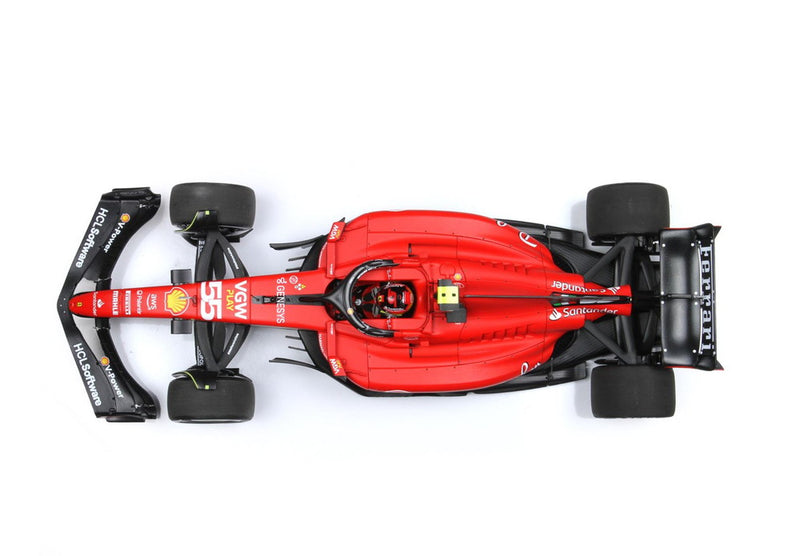 ギャラリービューアに画像をロードする, FERRARI F1 SF 23 TEAM SCUDERIA FERRARI N 55 WINNER SINGAPORE GP 2023 CARLOS SAINZ RED BLACK/BBR 1/18ミニカー 180台限定
