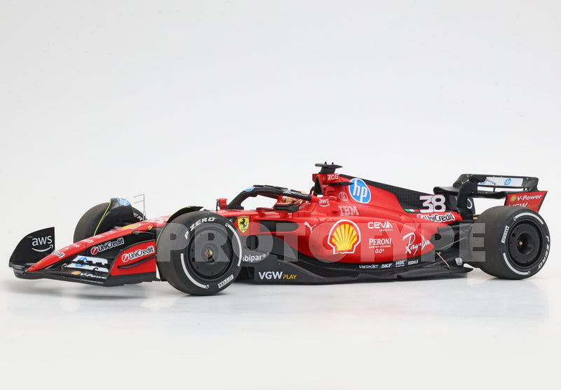 ギャラリービューアに画像をロードする, 【予約】Ferrari SF23 周冠宇 ラグジュアリーパック フィオラノテスト 2025 N.38/ BBR 1/18 ミニカー
