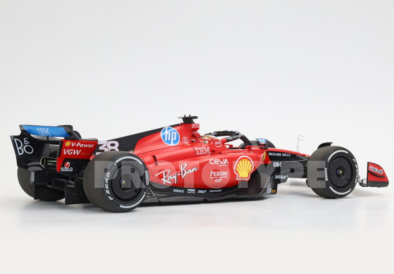 ギャラリービューアに画像をロードする, 【予約】Ferrari SF23 周冠宇 ラグジュアリーパック フィオラノテスト 2025 N.38/ BBR 1/18 ミニカー

