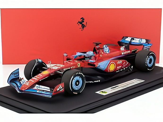 FERRARI F1 SF24 TEAM SCUDERIA FERRARI N16 2024年 マイアミGP 3位 C.ルクレール レッド/ライトブルー/ BBR 1/18 316台限定ミニカー