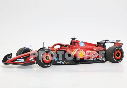 【予約】Ferrari SF24 イタリアGP 2024 ダイキャスト ポリフォームパック モンツァ ウィナー ルクレール/ BBR 1/18 ミニカー