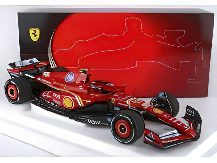 【予約】2025年12月以降発売予定FERRARI  F1  SF24 TEAM SCUDERIA FERRARI N 55 3rd MONACO GP 2024 CARLOS SAINZ  POLIFOAM PACKAGING  RED BLACK/BBR 1/18ミニカー