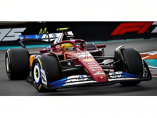 【予約】2026年発売予定FERRARI F1 SF-25 チームスクーデリアフェラーリHP N44 マイアミGP 2025 L.ハミルトン レッドブルーホワイト/ BBR 1/18 ミニカー