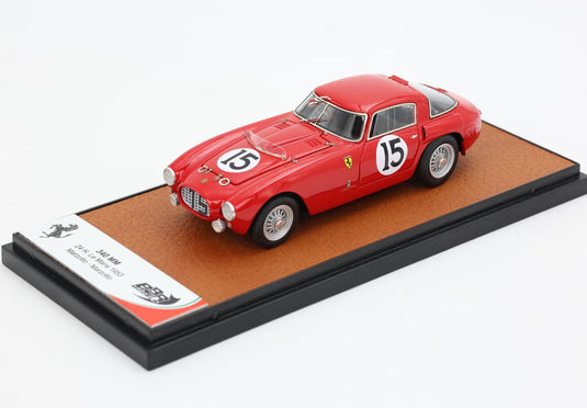 【予約】Ferrariフェラーリ 340 MM SN 0322 24h Le Mans 1953 ドライバーMarzotto Marzotto / BBR 1/43 ミニカー