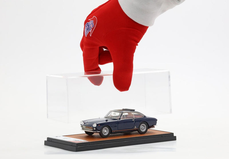 ギャラリービューアに画像をロードする, 【予約】Ferrariフェラーリ 330 GT 2+2 twinlight open roof Blu scuro red interior SN5863 / BBR 1/43 ミニカー
