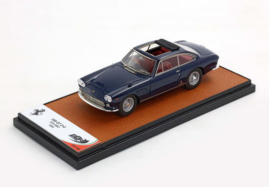 【予約】Ferrariフェラーリ 330 GT 2+2 twinlight open roof Blu scuro red interior SN 5863 / BBR 1/43 ミニカー