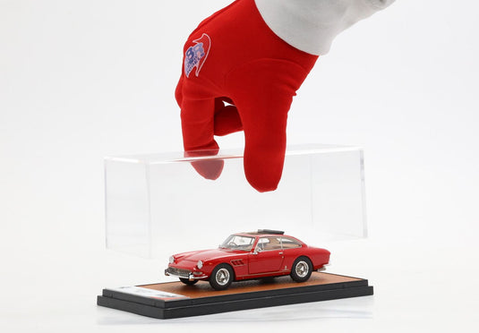 【予約】Ferrariフェラーリ 330 GT 2+2 Single light open roof red cuoio interior S/N 7843 / BBR 1/43 ミニカー