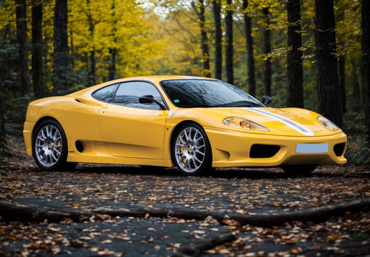 【予約】Ferrariフェラーリ 360 Challenge Stradale Giallo Modena イタリアンストライプ / BBR 1/43 ミニカー