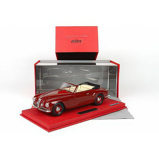 アルファロメオ 6C 2500 GT ツーリング スパイダー カブリオレ ヴィラデステ 1951 レッド / BBR 1/18 ミニカー