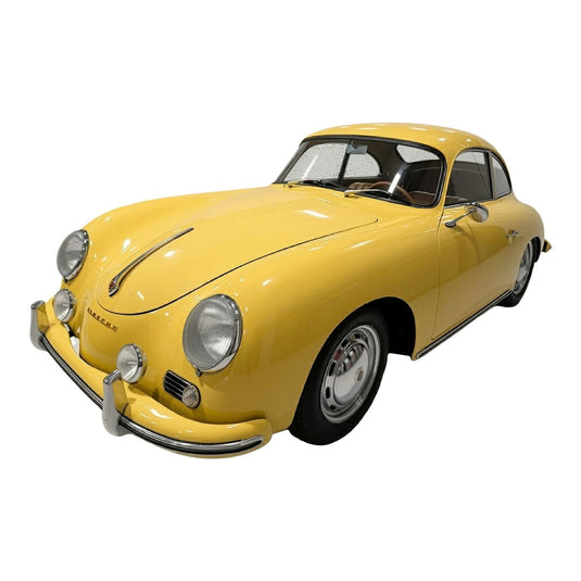 【予約】2027年発売予定 Porscheポルシェ 356A クーペ 1955 ライトイエロー ディスプレイケース付 48台限定 / BBR 1/18 ミニカー