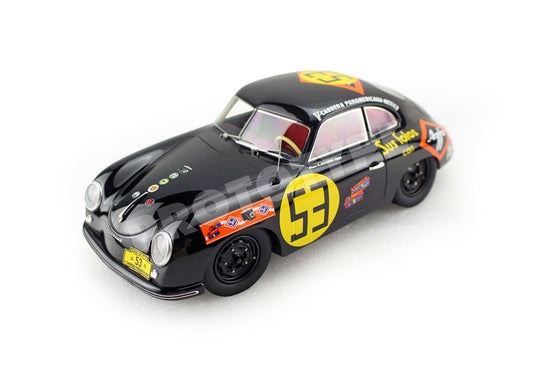 【予約】Porscheポルシェ 356A 1954 4th Carrera Panamericana Agfa Hans Joachim Hirz car n53 / BBR 1/18 ミニカー
