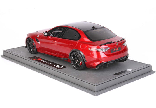【予約】Alfa Romeoアルファロメオ Giulia GTA Rosso GTA red brakes black belts 限定40台 / BBR 1/18 ミニカー
