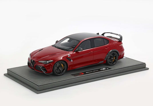 【予約】Alfa Romeoアルファロメオ Giulia GTA Special Version Rosso Competizione rear spoiler 限定20台 / BBR 1/18 ミニカー