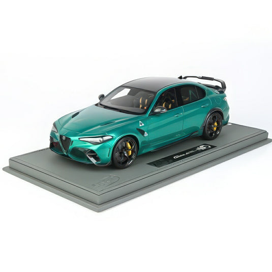 Alfa Romeo Giulia Gtam 2020 ヴェルデモントリオール グリーン Met C1852C1 21V/ BBR 1/18 ミニカー
