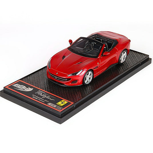 フェラーリ ポルトフィーノ カブリオレ オープン 2017 レッドメタリック / BBR 1/43 ミニカー