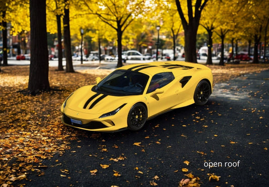 【予約】Ferrariフェラーリ F8 Tributo spider Giallo Modena Black Stripes / BBR 1/43 ミニカー