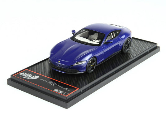 【予約】Ferrariフェラーリ Roma metallic electric blue 限定48台 / BBR 1/43 ミニカー