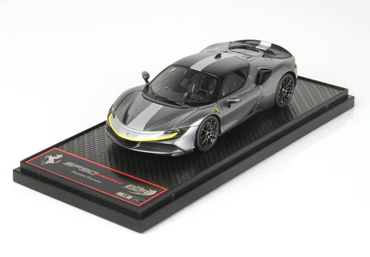 【予約】Ferrariフェラーリ SF90 Stradale Pack Fiorano metallic iron grey 限定24台 / BBR 1/43 ミニカー