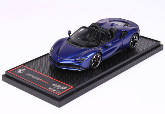 【予約】Ferrariフェラーリ SF90 Spider Blu Elettrico Metal 限定140台 / BBR 1/43 ミニカー