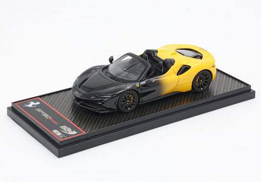 【予約】Ferrariフェラーリ SF90 Spider bicolor Giallo Modena New Black Daytona 限定50台 / BBR 1/43 ミニカー