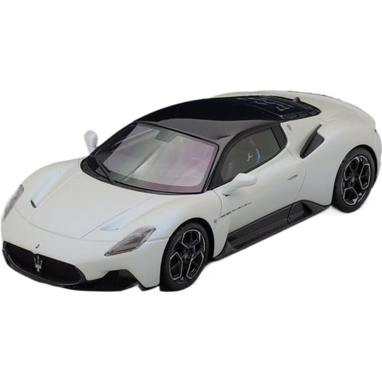 Maseratiマセラティ MC20 Gloss Black Roofグロスブラックルーフ 2020 Bianco Audaceビアンコオーダチェ White Bl / Maserati Models 1/43 ミニカー
