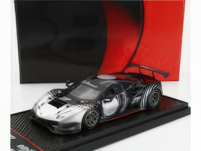 FERRARI - 488 GT MODIFICATA 2020 - BLUE SILVER/BBR 1/43ミニカー 99台限定