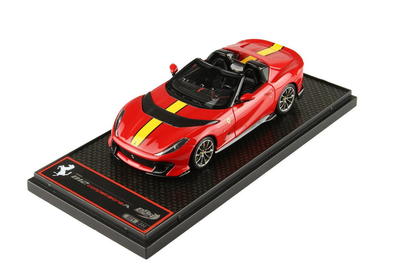 ギャラリービューアに画像をロードする, 【予約】Ferrariフェラーリ 812 Competizione A Red corsa 322 限定200台 / BBR 1/43 ミニカー
