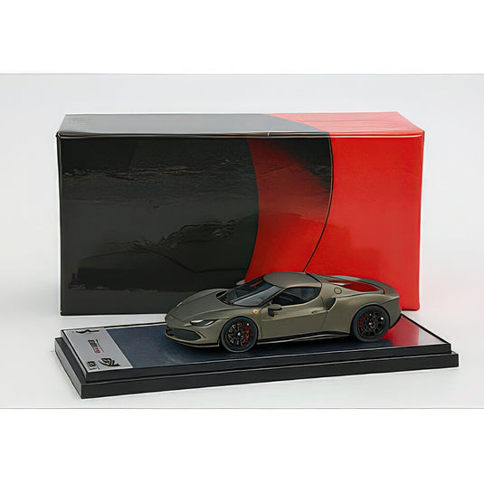 フェラーリ 296 GTB ヴェルデマンゾーニオパコ マットグリーン / BBR 1/43 ミニカー