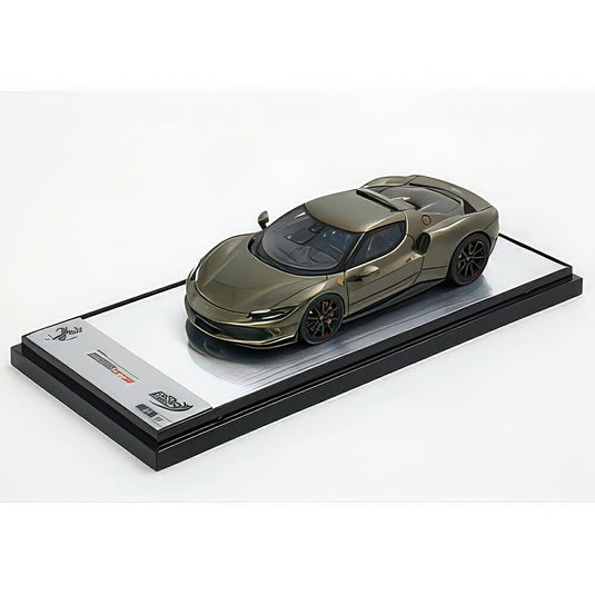 フェラーリ 296 GTB ヴェルデマンゾーニルシード / BBR 1/43 ミニカー