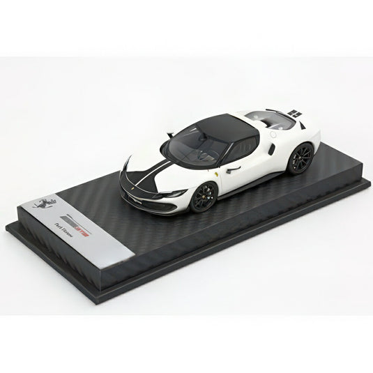 Ferrari 296 Assetto Fiorano ビアンコフジ オパコ テットネロ C265SU08/ BBR 1/43 ミニカー