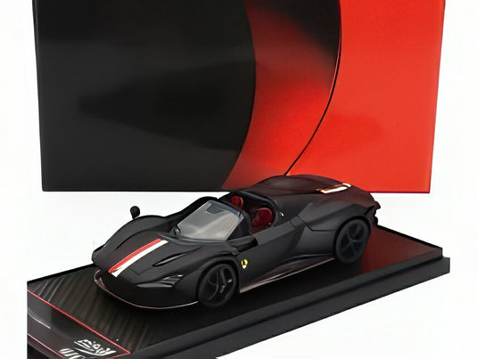 FERRARI DAYTONA SP3 オープンルーフ C.ルクレール専用車 モナコ N16 2022 マットブラック/ BBR 1/43 146台限定ミニカー