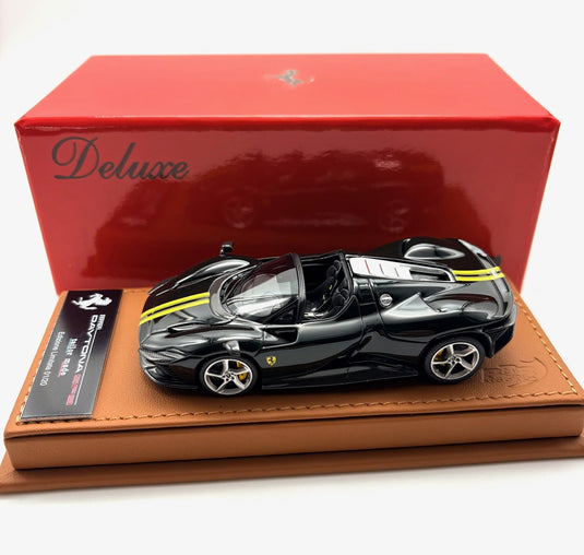 【予約】Ferrari Daytona SP3 ヴェルデブリティッシュグリーン テーラーメイド クオイオレザーベース 限定20個 /BBR 1/43 ミニカー